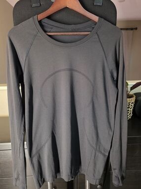 lululemon Swiftly Black Long Sleeve Crew Tee